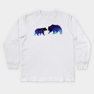 Little and Big Dipper Kids Long Sleeve T-Shirt